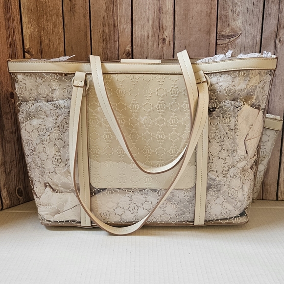 NANETTE LEPORE Clear Tote & Wristlet NWT - Picture 12 of 15